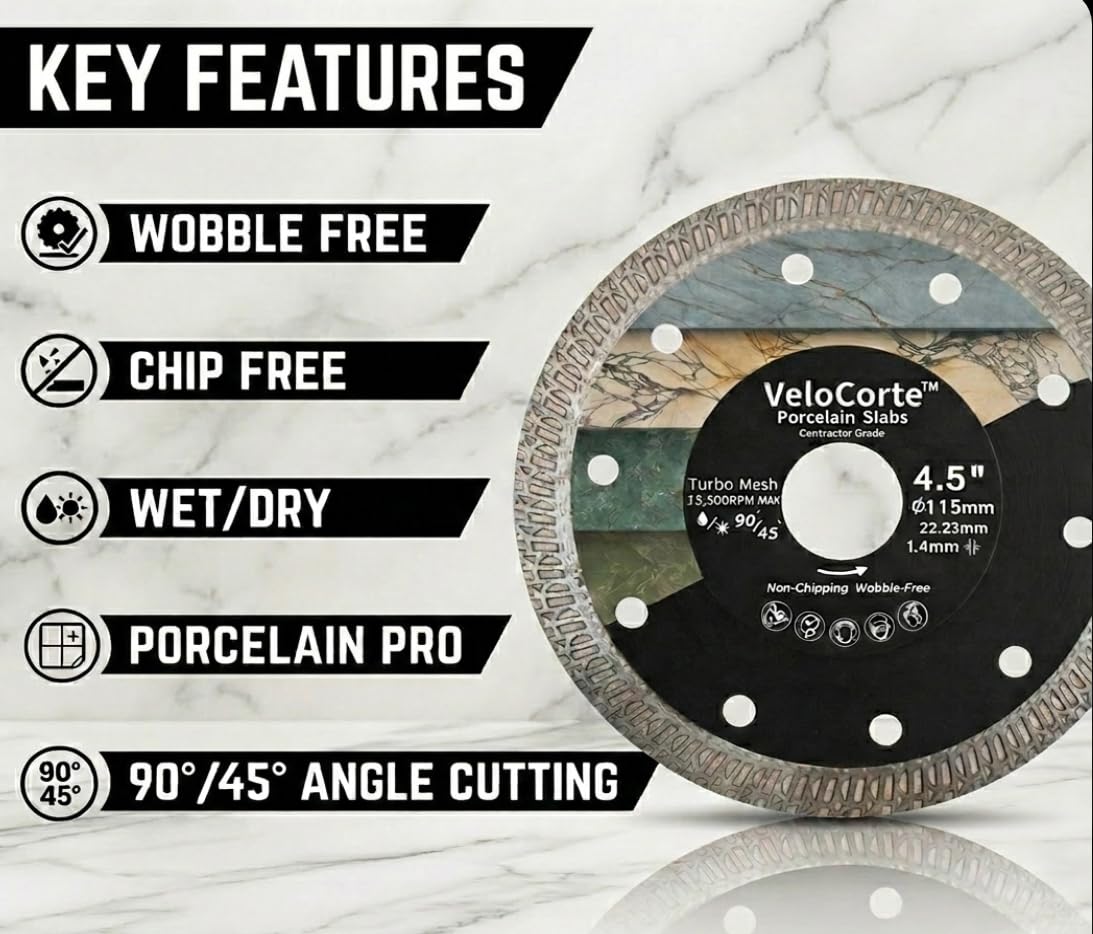 4.5" Ultra Precision Turbo Mesh Blade