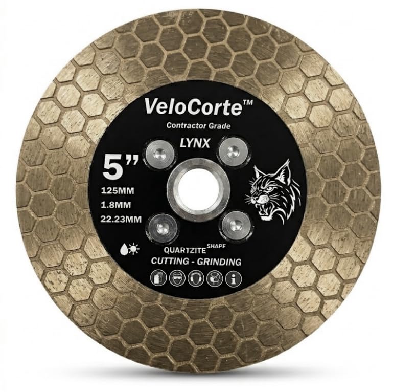 5" Lynx Honeycomb Quartzite Shaping Wheel