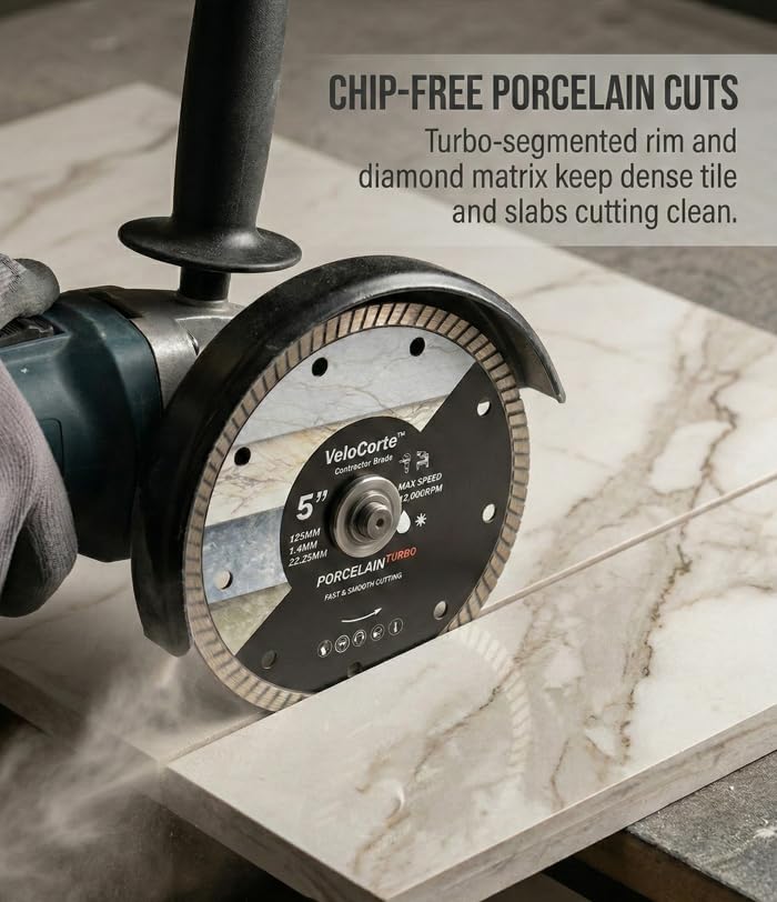 5" Porcelain Turbo Blade