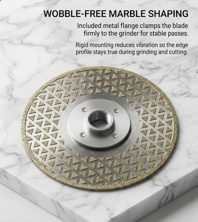 5" Electroplated Marble Shaping Disc