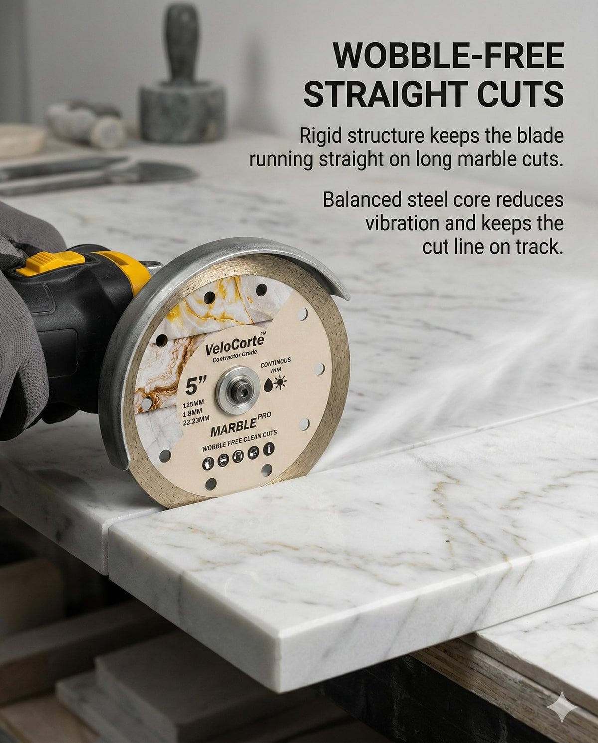 5" Marble Pro Continuous Rim Blade