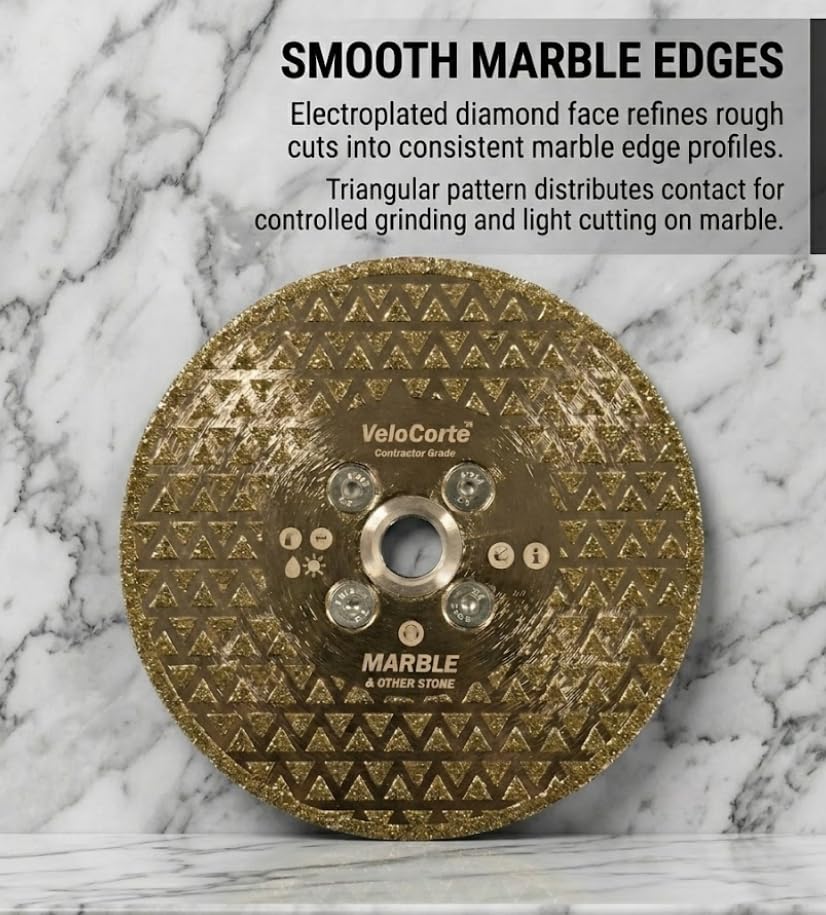 5" Electroplated Marble Shaping Disc