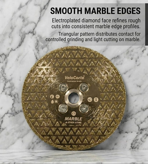5" Electroplated Marble Shaping Disc