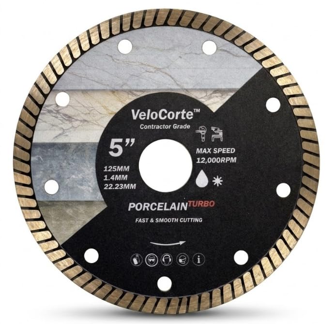 5" Porcelain Turbo Blade